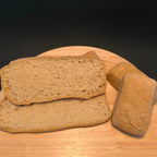 Glutenfreies broat® Ciabatta aufgeschnitten mit lockerer, saftiger Krume