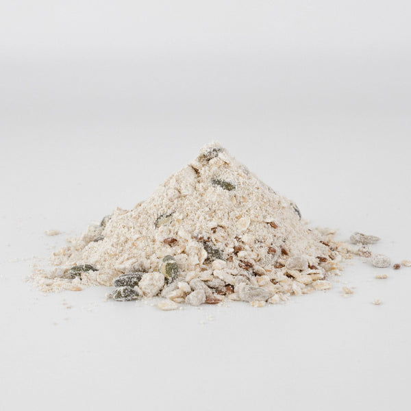 Glutenfreie Bio Backmischung Broat® – perfekt für Brot im Weckglas gebacken, ohne Zusatzstoffe, ballaststoffreich, zuckerarm und ideal für Single-Haushalte. Abgebildet als glutenfreie Backmischung für Brot